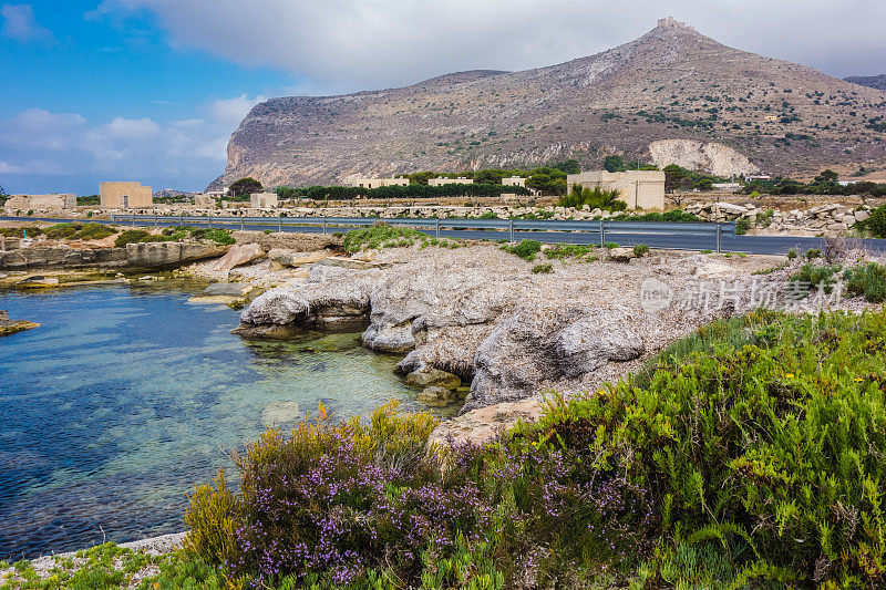 Favignana, Aegadian群岛，意大利西西里岛